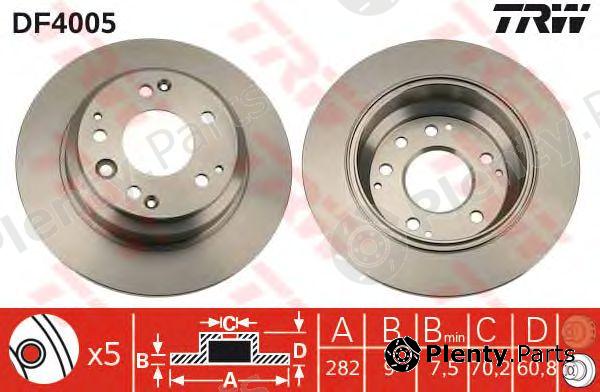  TRW part DF4005 Brake Disc
