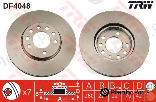  TRW part DF4048 Brake Disc