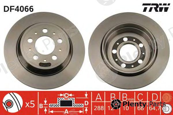  TRW part DF4066 Brake Disc