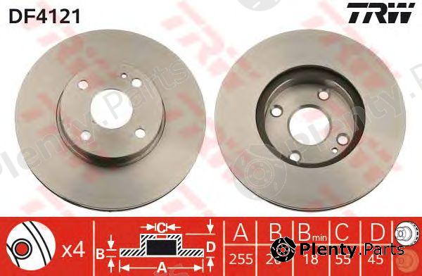  TRW part DF4121 Brake Disc