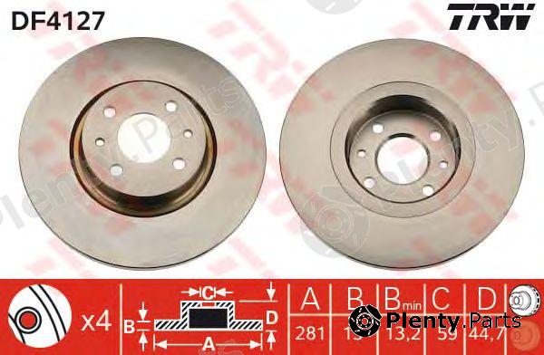  TRW part DF4127 Brake Disc