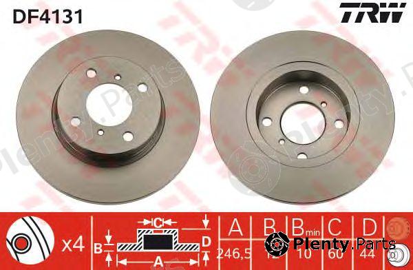  TRW part DF4131 Brake Disc