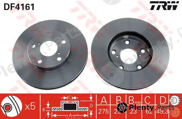  TRW part DF4161 Brake Disc