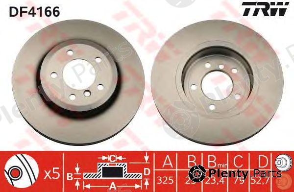  TRW part DF4166 Brake Disc
