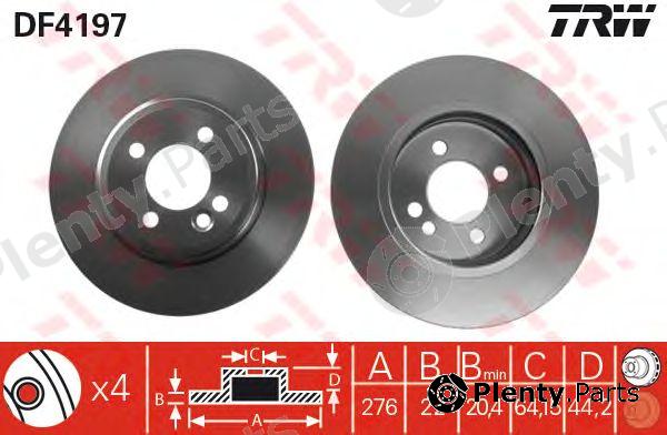  TRW part DF4197 Brake Disc