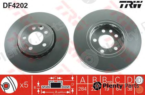  TRW part DF4202 Brake Disc