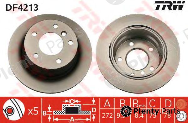  TRW part DF4213 Brake Disc