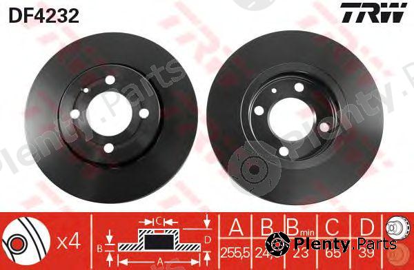  TRW part DF4232 Brake Disc
