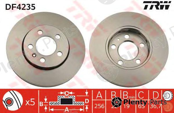  TRW part DF4235 Brake Disc