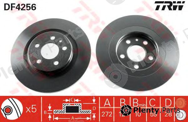  TRW part DF4256 Brake Disc