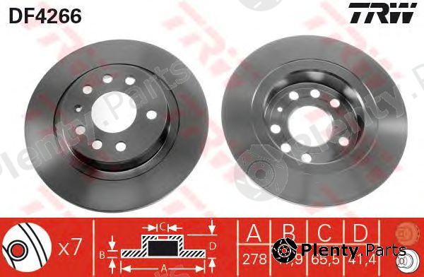  TRW part DF4266 Brake Disc