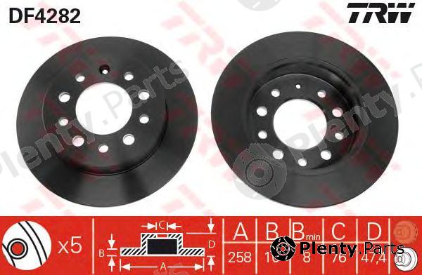  TRW part DF4282 Brake Disc