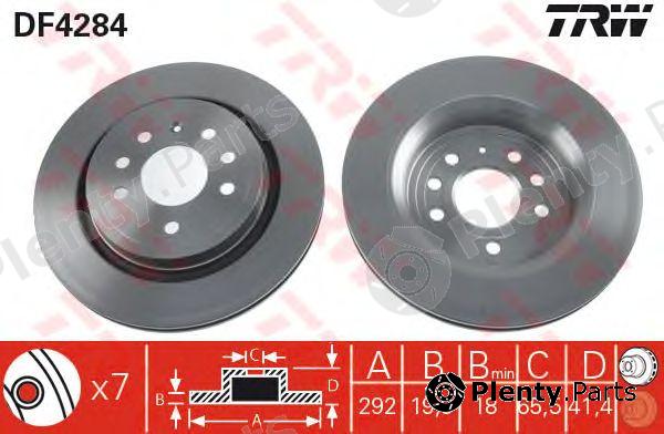  TRW part DF4284 Brake Disc