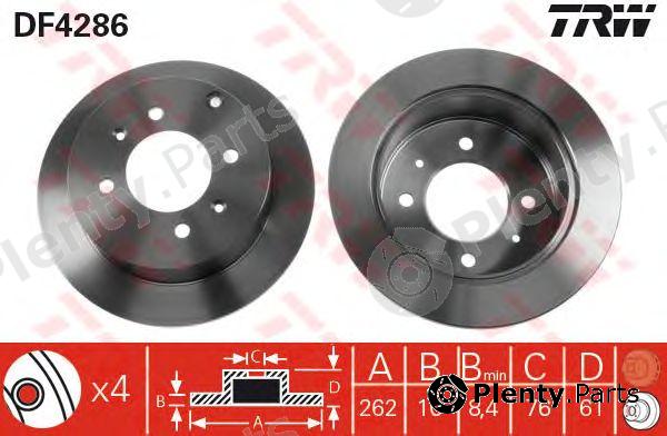  TRW part DF4286 Brake Disc