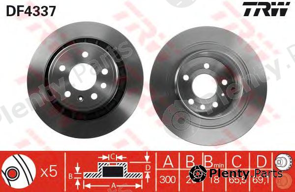  TRW part DF4337 Brake Disc