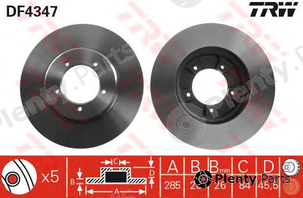  TRW part DF4347 Brake Disc
