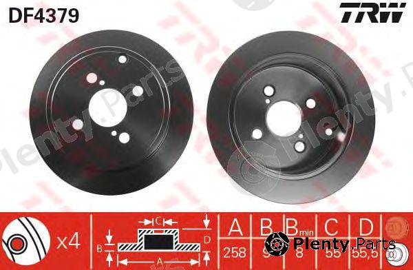  TRW part DF4379 Brake Disc