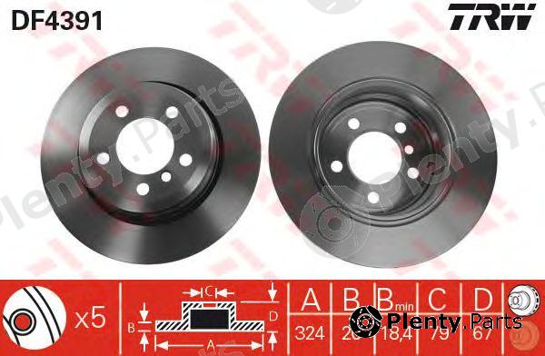  TRW part DF4391 Brake Disc