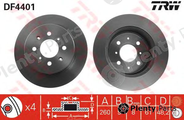  TRW part DF4401 Brake Disc