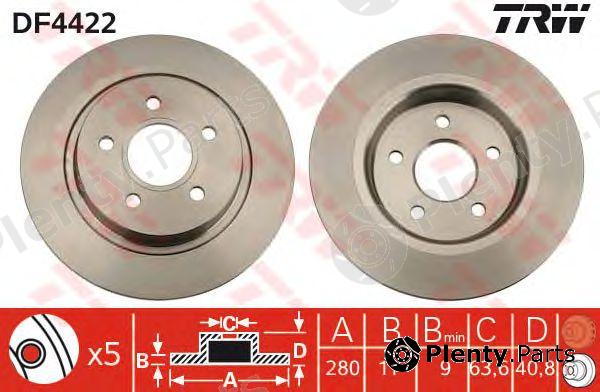  TRW part DF4422 Brake Disc