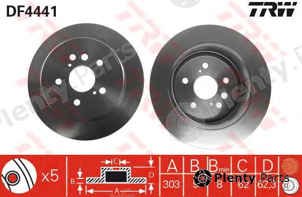  TRW part DF4441 Brake Disc