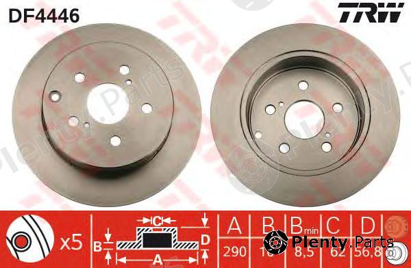  TRW part DF4446 Brake Disc