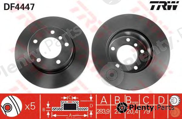  TRW part DF4447 Brake Disc
