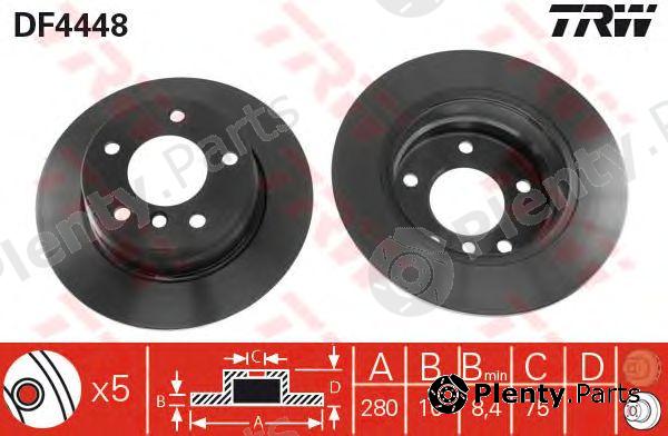  TRW part DF4448 Brake Disc