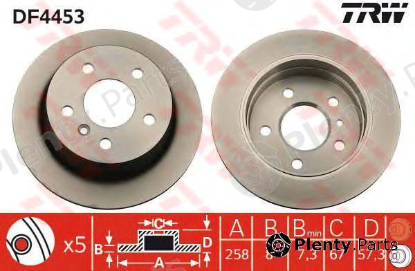  TRW part DF4453 Brake Disc