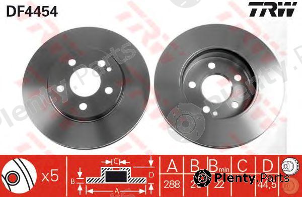  TRW part DF4454 Brake Disc