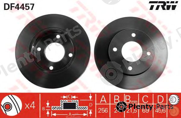  TRW part DF4457 Brake Disc