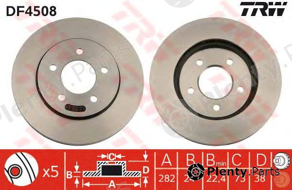  TRW part DF4508 Brake Disc