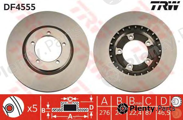  TRW part DF4555 Brake Disc