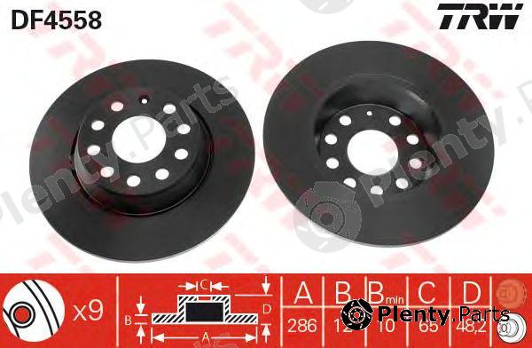  TRW part DF4558 Brake Disc