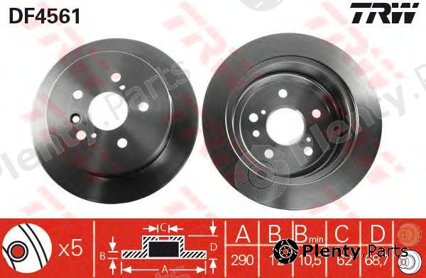  TRW part DF4561 Brake Disc