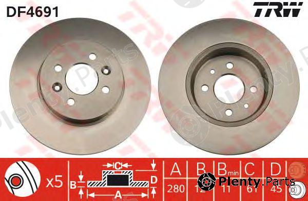  TRW part DF4691 Brake Disc