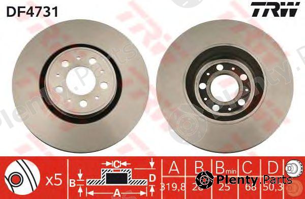  TRW part DF4731 Brake Disc