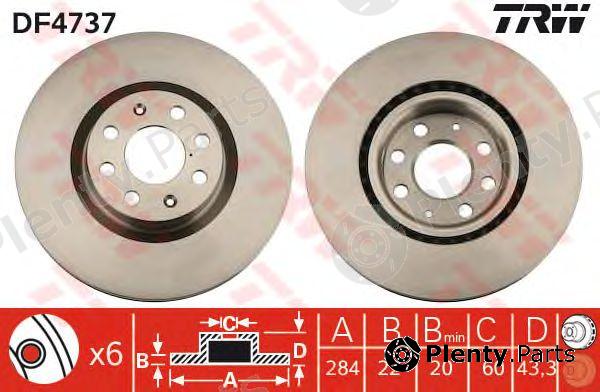  TRW part DF4737 Brake Disc