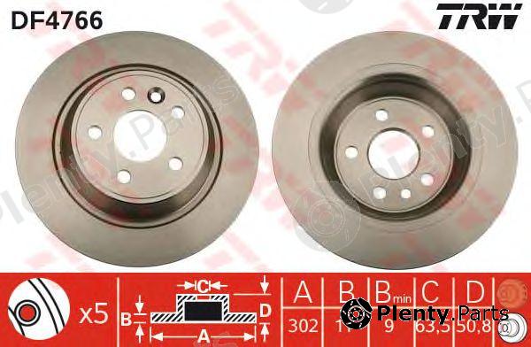  TRW part DF4766 Brake Disc