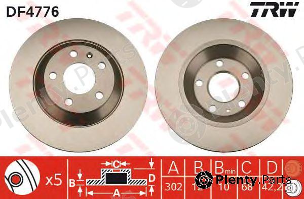  TRW part DF4776 Brake Disc
