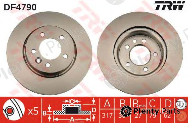  TRW part DF4790 Brake Disc