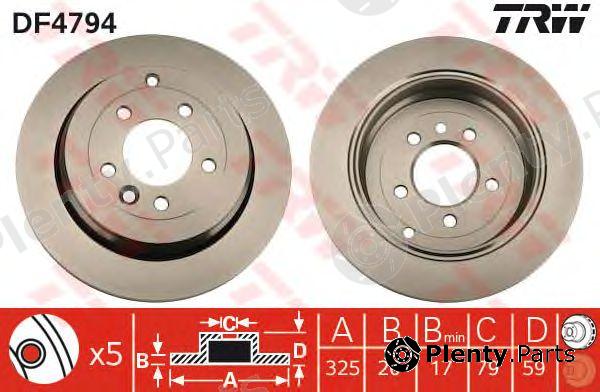  TRW part DF4794 Brake Disc