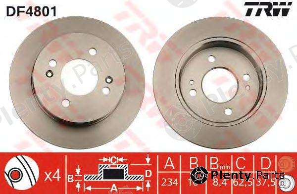  TRW part DF4801 Brake Disc