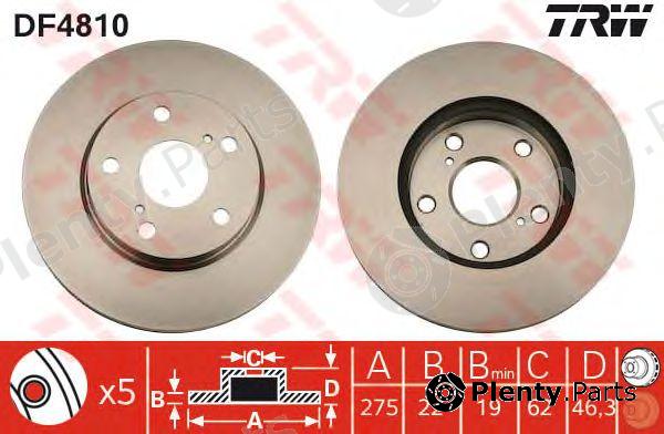  TRW part DF4810 Brake Disc