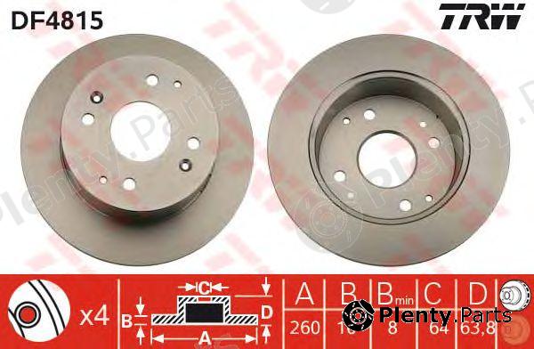  TRW part DF4815 Brake Disc