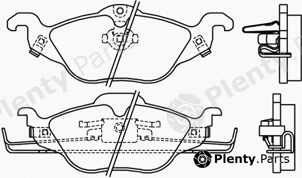  PAGID part T1164 Brake Pad Set, disc brake