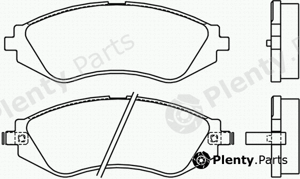  PAGID part T3106 Brake Pad Set, disc brake