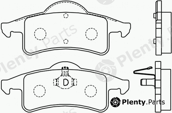  PAGID part T1297 Brake Pad Set, disc brake