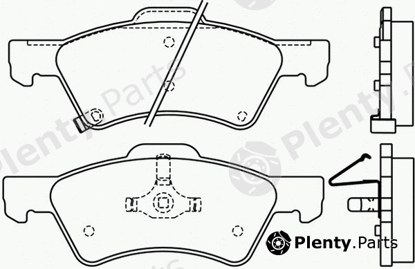  PAGID part T1315 Brake Pad Set, disc brake
