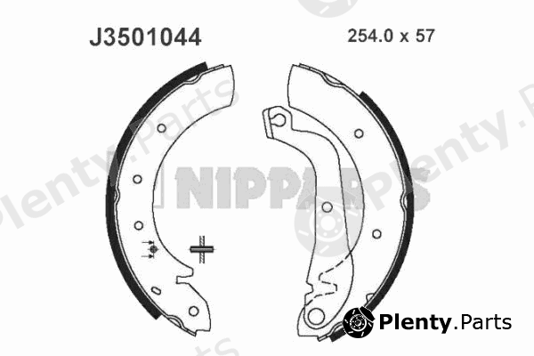  NIPPARTS part J3501044 Brake Shoe Set